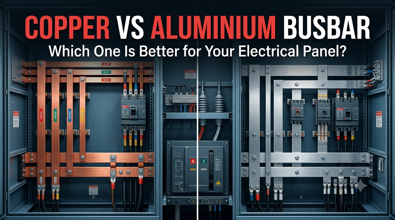 Copper Busbar vs Aluminium Busbar: Which One Should You Choose for an Electrical Panel?